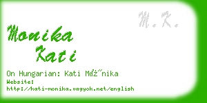 monika kati business card